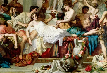 Die Römer der Dekadenz (Detail), 1847